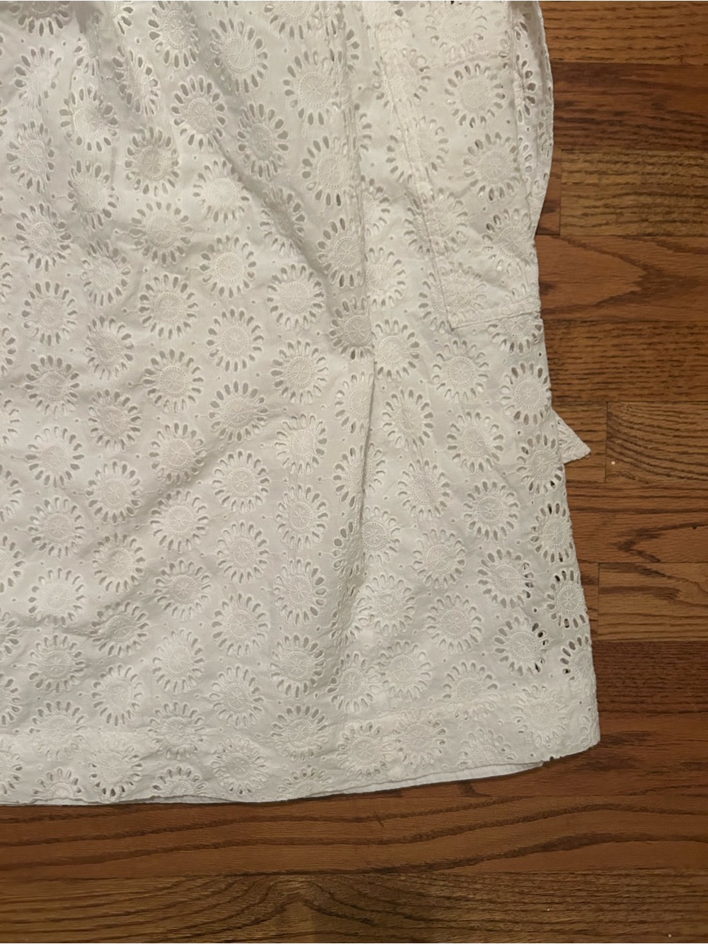 Lilly Pulitzer Women’s S Summery Beachy White Cotton Skirt W/ Eyelet Details - Picture 13 of 14